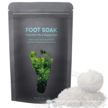 Baño de pies de aceites de árbol de té 100% natural con sal de Epsom